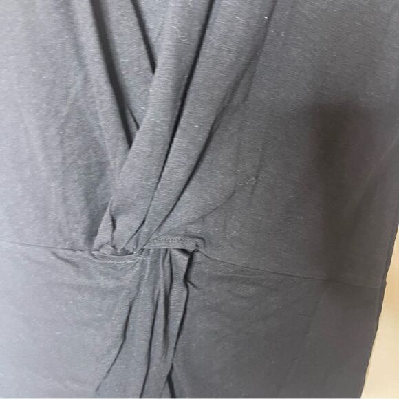 IRO Pheao draped dress in black New - Picture 9 of 14